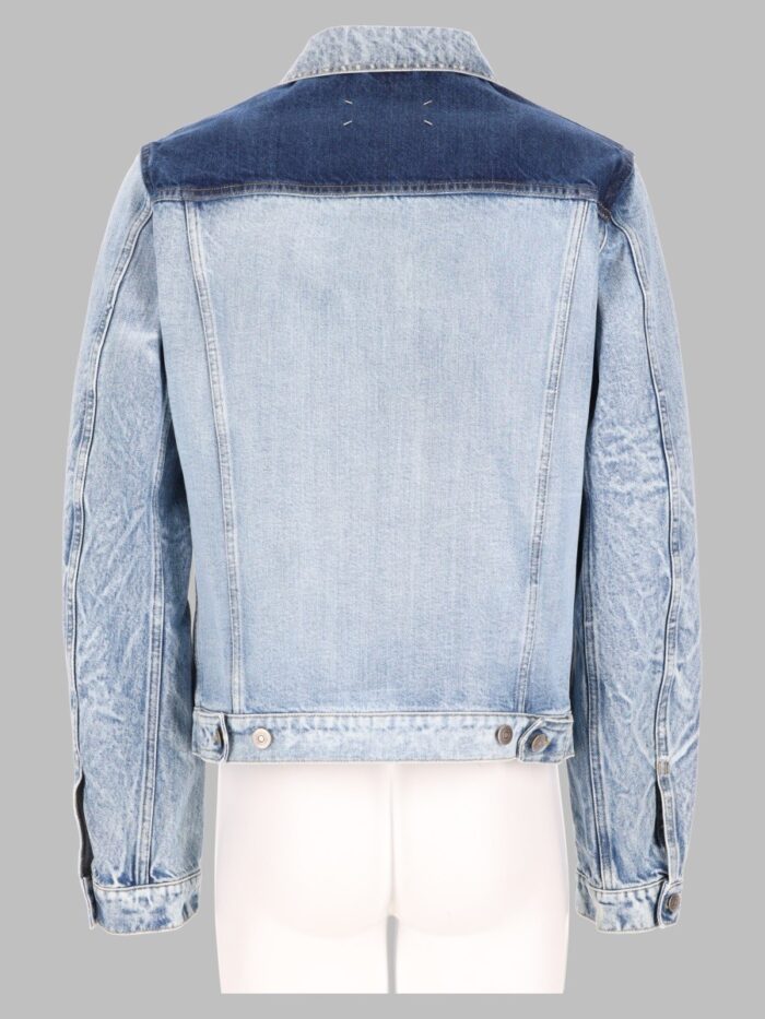 Maison Margiela Giacca In Denim Effeto Patchwork