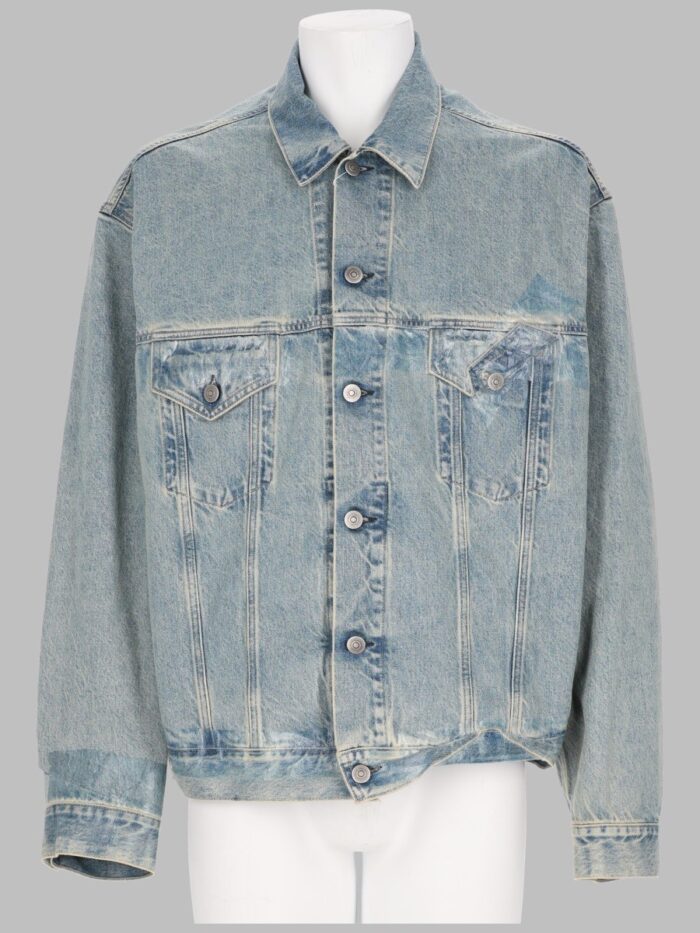maison margiela giacca in denim taped Maison Margiela GIACCA IN DENIM TAPED