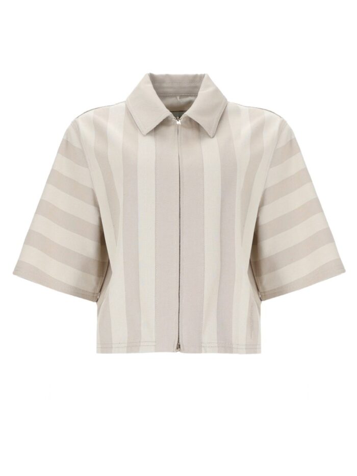fendi giacca in drill pequin Fendi GIACCA IN DRILL PEQUIN