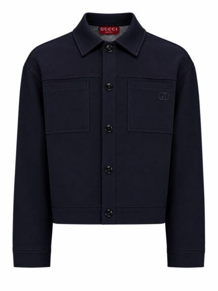 Gucci GIACCA IN JERSEY DI COTONE CON RICAMO