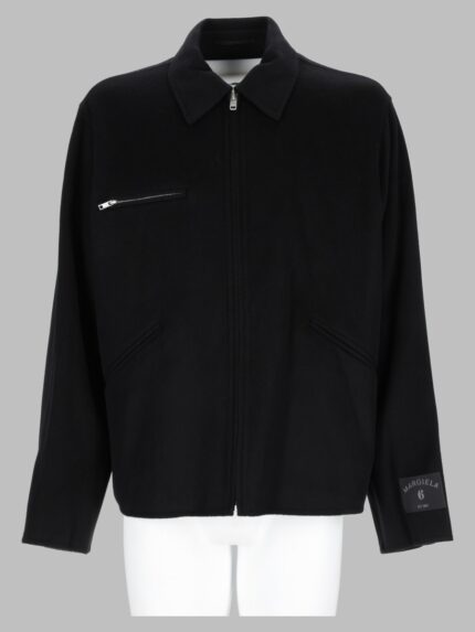 MM6 MAISON MARGIELA Giacca In Lana Double-Face Con Zip