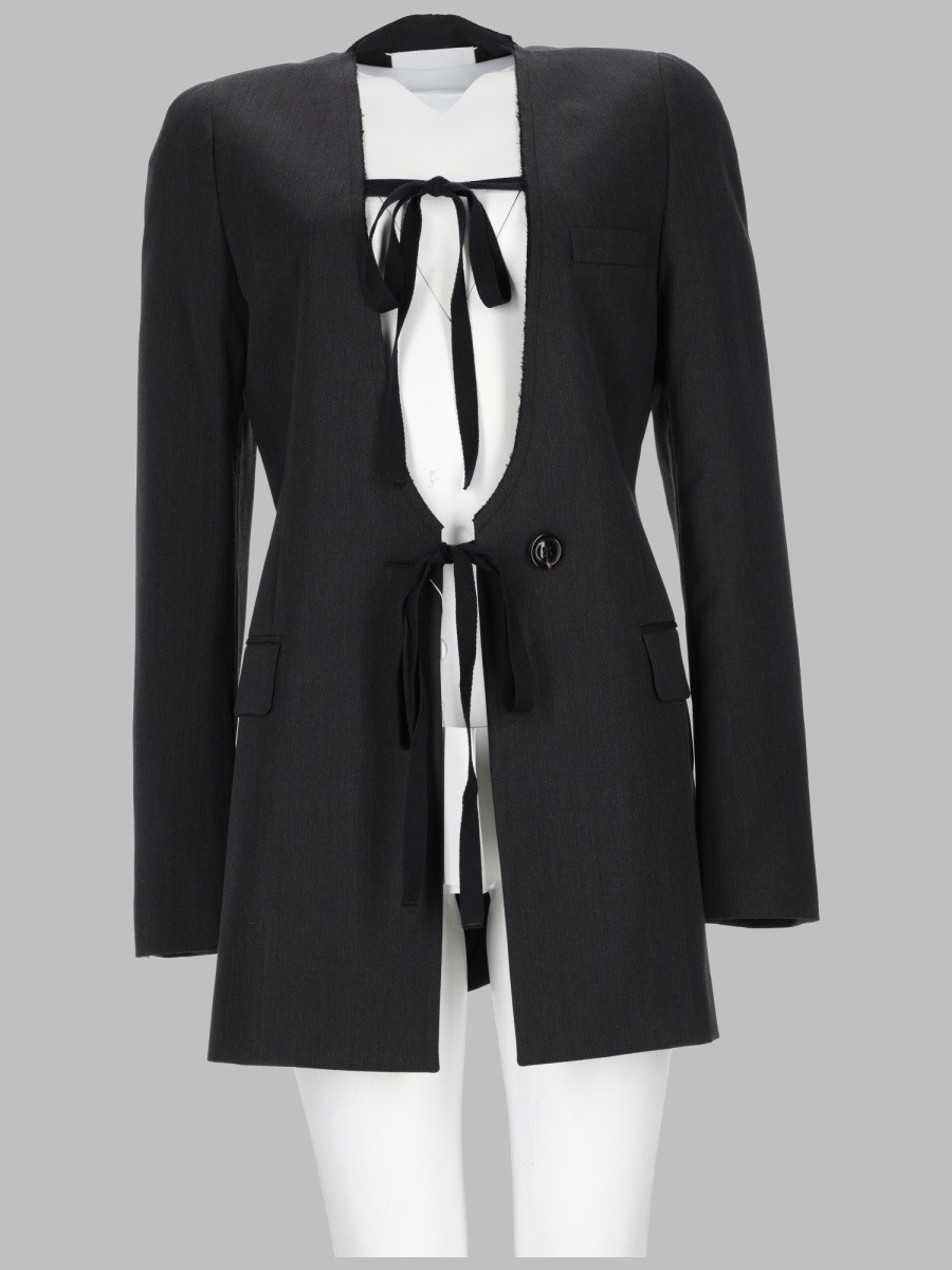 Maison Margiela GIACCA IN LANA GESSATA