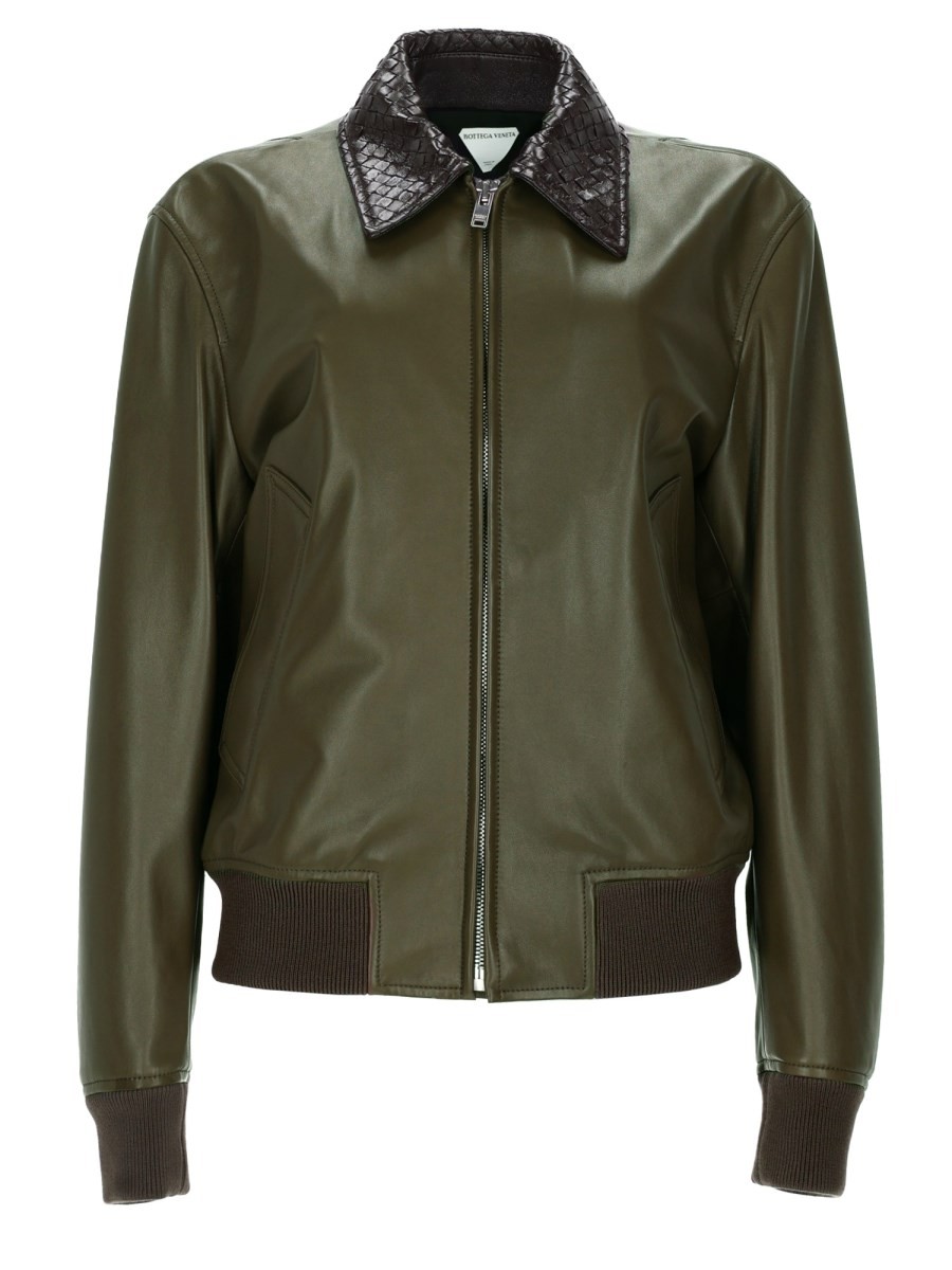 Bottega Veneta GIACCA IN PELLE LUCIDA