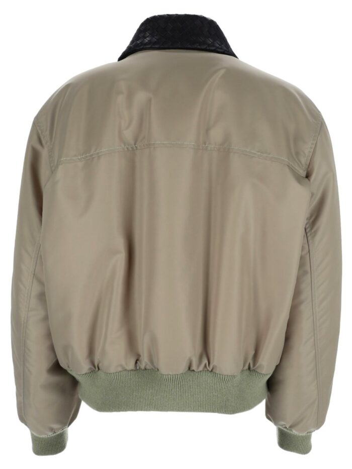 Bottega Veneta Giacca In Satin Con Colletto Intrecciato