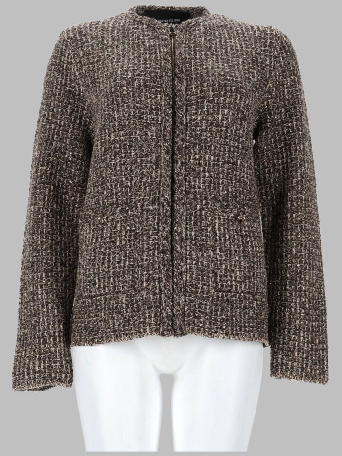 fabiana filippi giacca in tweed Fabiana Filippi GIACCA IN TWEED