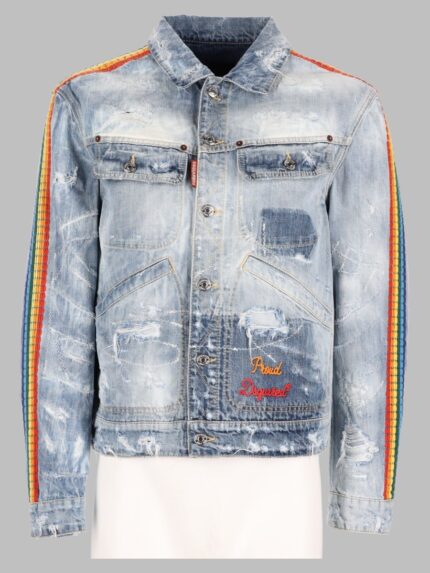 DSquared2 Giacca "L.A" Con Lavaggio "Be Proud"