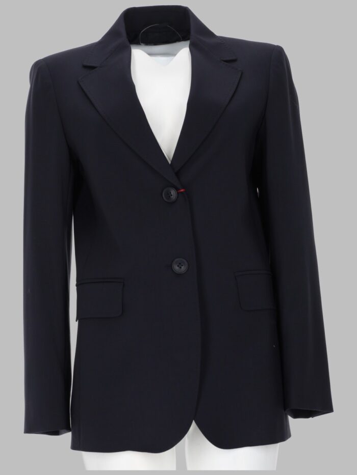 MAX MARA STUDIO GIACCA MONOPETTO IN TELA DI LANA