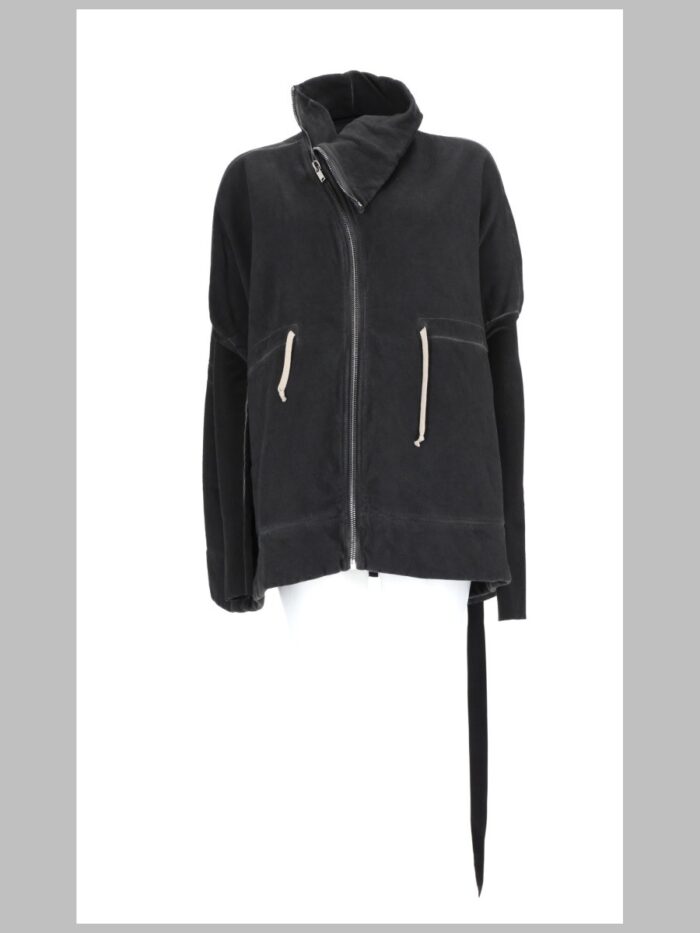 rick owens drkshdw giacca "mountain" con zip asimmetrica RICK OWENS DRKSHDW GIACCA "MOUNTAIN" CON ZIP ASIMMETRICA