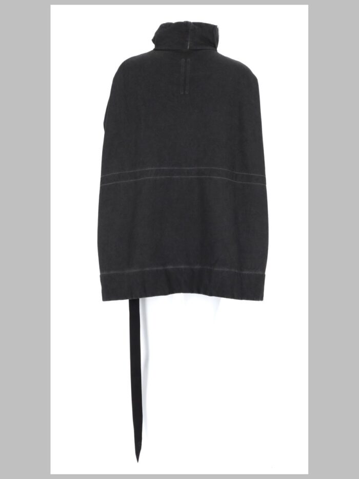 RICK OWENS DRKSHDW GIACCA "MOUNTAIN" CON ZIP ASIMMETRICA
