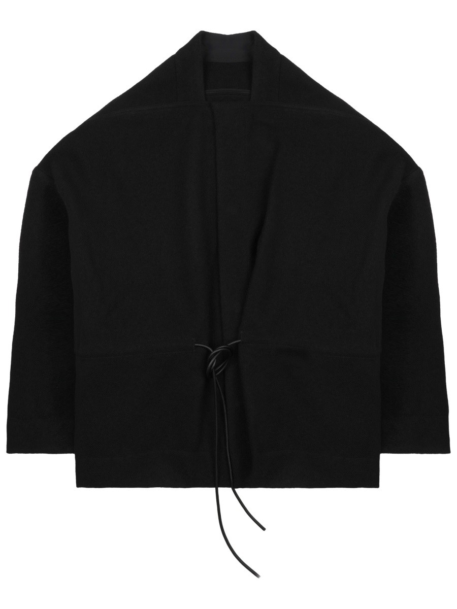 RICK OWENS GIACCA "SAIL" CON COULISSE