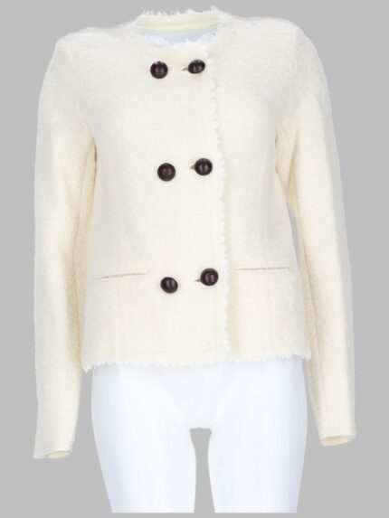 Isabel Marant GIACCA "SUELY" IN TESSUTO BOUCLÉ