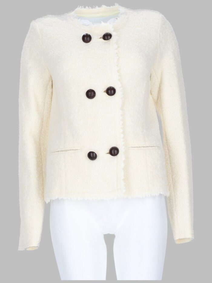 isabel marant giacca "suely" in tessuto bouclÉ Isabel Marant GIACCA "SUELY" IN TESSUTO BOUCLÉ