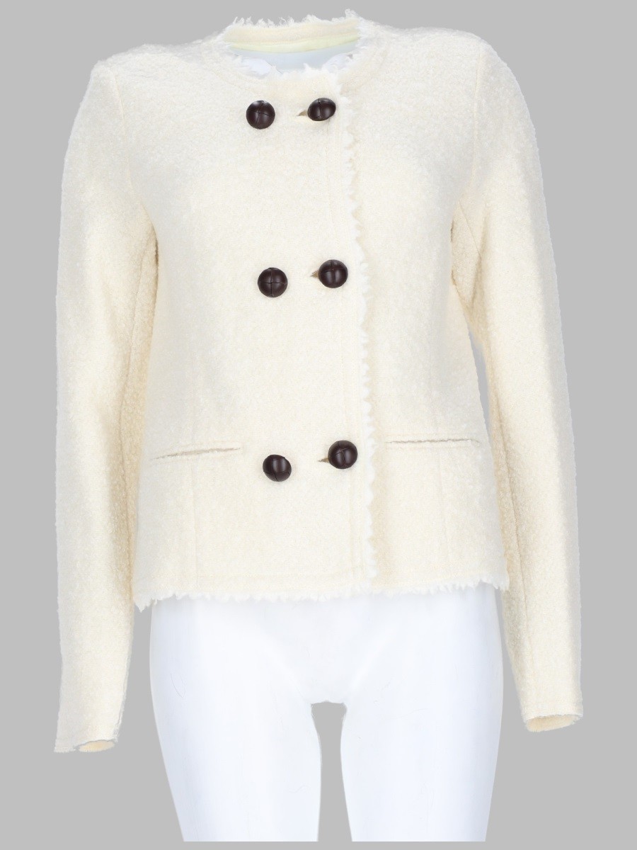 Isabel Marant GIACCA "SUELY" IN TESSUTO BOUCLÉ