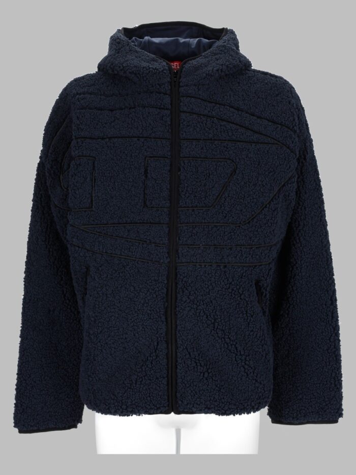 diesel giacca teddy con cappuccio Diesel Giacca Teddy Con Cappuccio