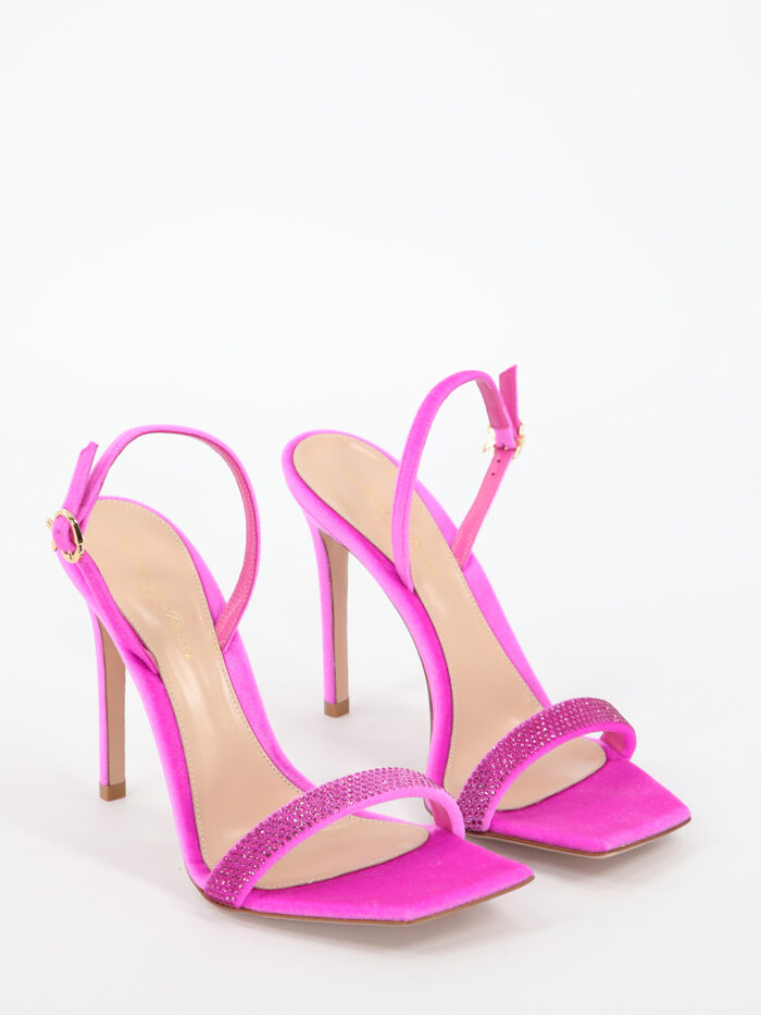 Gianvito Rossi Britney fuchsia sandals