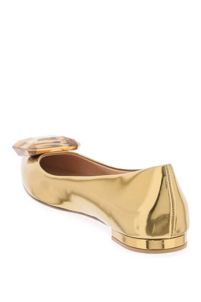 GIANVITO ROSSI Jaipur Ballet Flats