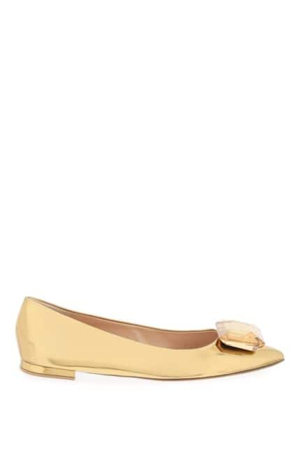 GIANVITO ROSSI Jaipur Ballet Flats