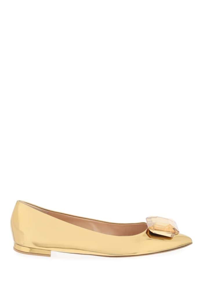 GIANVITO ROSSI Jaipur Ballet Flats