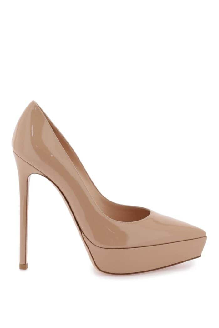 Gianvito Rossi Platform Patent Leather Pumps