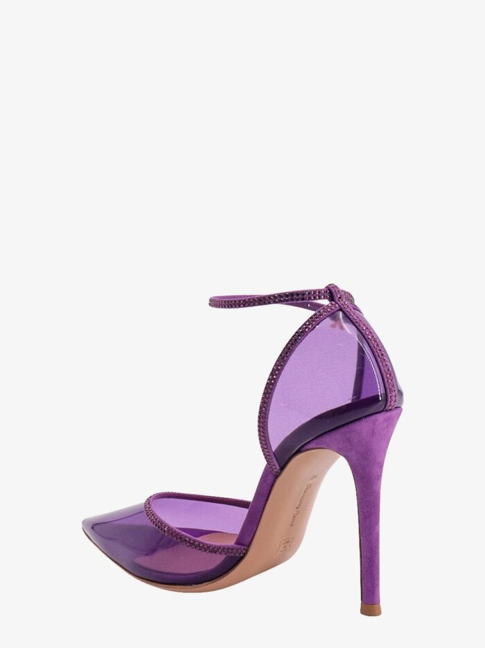 GIANVITO ROSSI Pvc Décolleté With Rhinestone Profiles