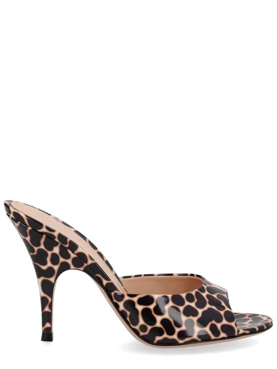 GIANVITO ROSSI "SOFIA" MULE WITH HEEL