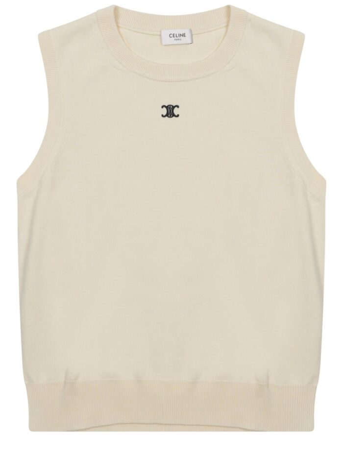 celine gilet con logo Celine GILET CON LOGO