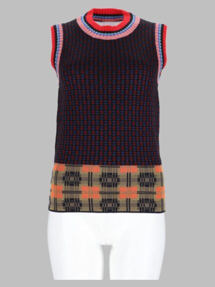 Dries Van Noten Gilet Con Motivo Geometrico