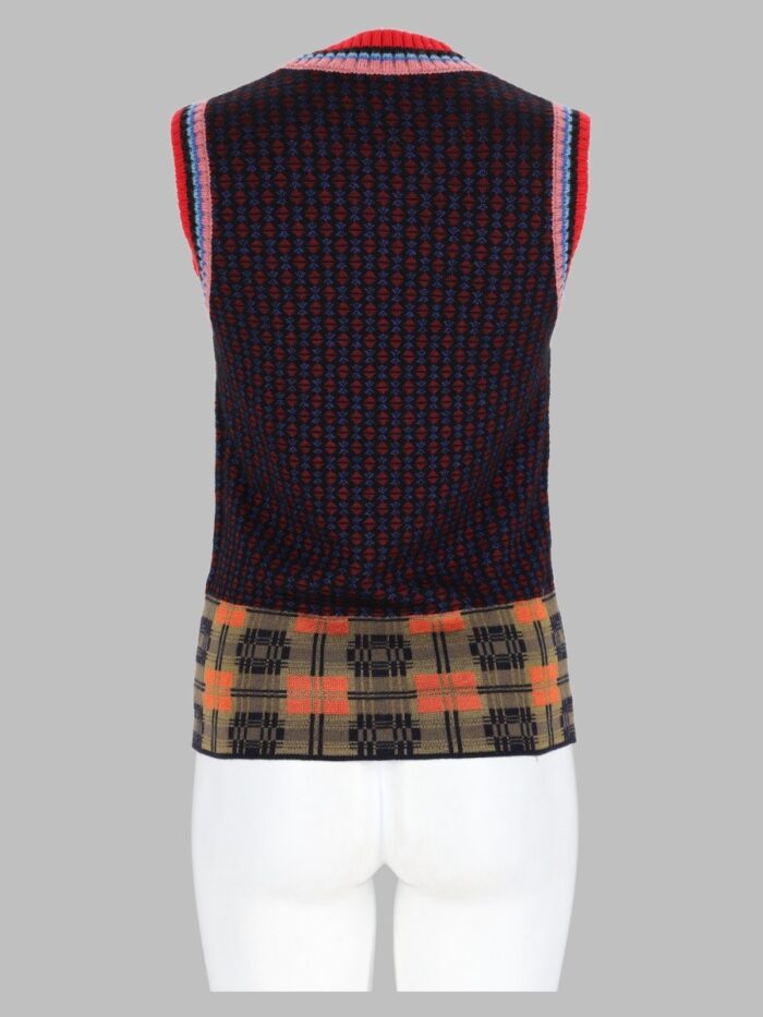 Dries Van Noten Gilet Con Motivo Geometrico
