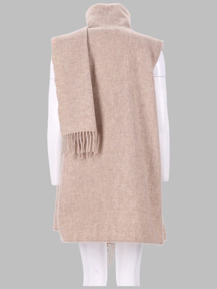 Fabiana Filippi GILET CON SCIARPA IN LANA