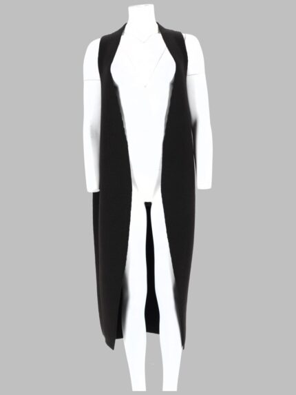 RICK OWENS GILET "CYCLOPS" IN MAGLIA