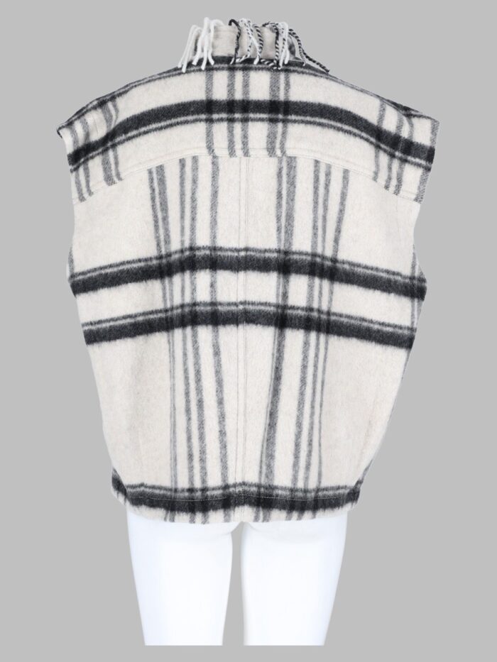 MARANT ETOILE Gilet "Ginesa" Con Frange