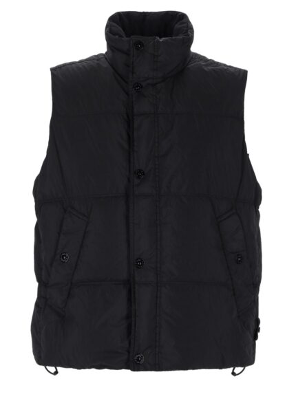 Stone Island GILET IMBOTTITO IN PIUMA RESISTENTE AL VENTO CON ANTIGOCCIA