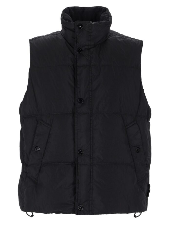 Stone Island GILET IMBOTTITO IN PIUMA RESISTENTE AL VENTO CON ANTIGOCCIA