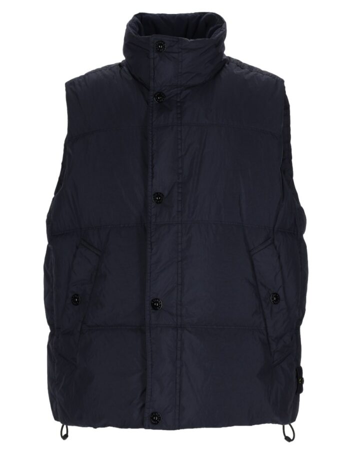 Stone Island GILET IMBOTTITO IN PIUMA RESISTENTE AL VENTO CON ANTIGOCCIA