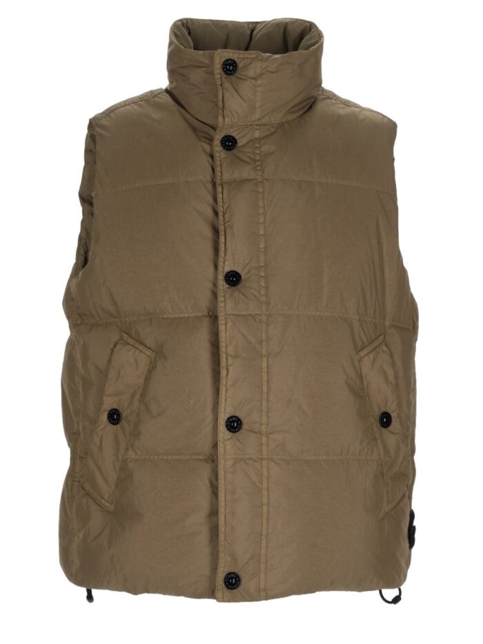 Stone Island GILET IMBOTTITO IN PIUMA RESISTENTE AL VENTO CON ANTIGOCCIA