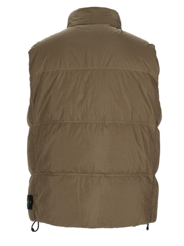 Stone Island GILET IMBOTTITO IN PIUMA RESISTENTE AL VENTO CON ANTIGOCCIA