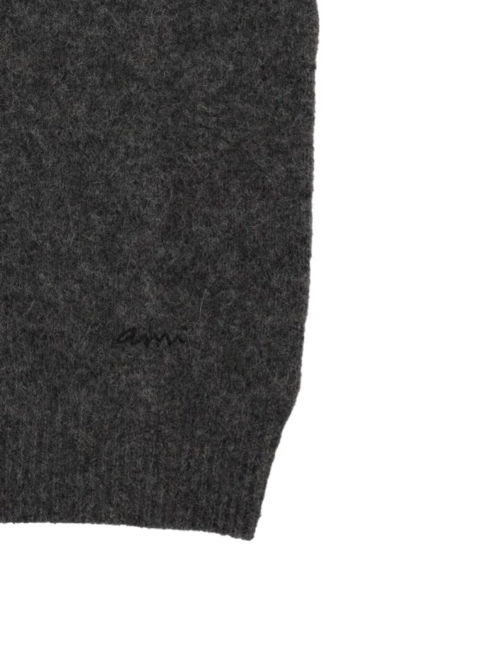 AMI PARIS Gilet In Alpaca Con Logo