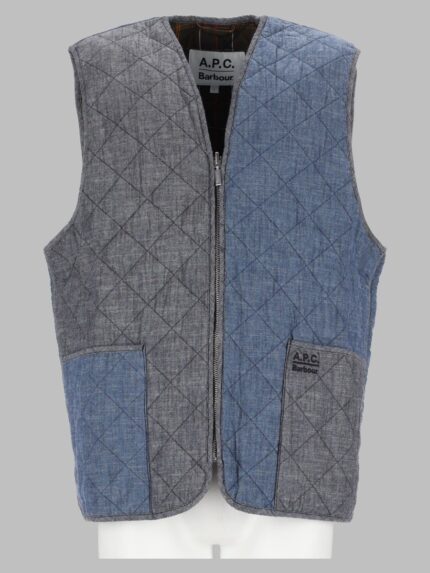 BARBOUR X A.P.C. Gilet Reversibile In Cotone