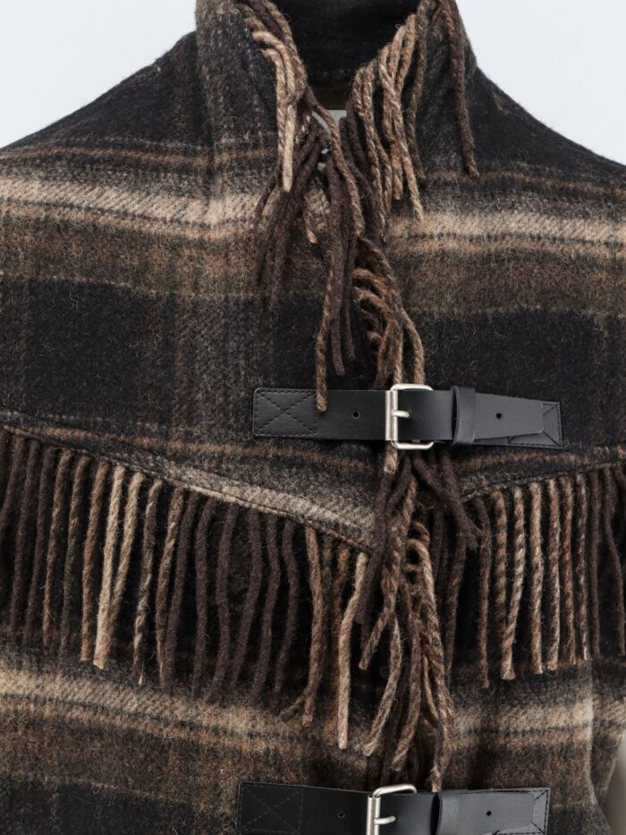 MARANT ETOILE Ginesa Sleeveless Jacket With Fringes