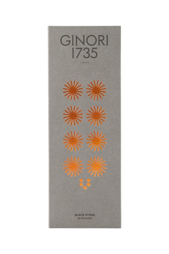 GINORI 1735 Black Stone Incenses Refill For Il Frate