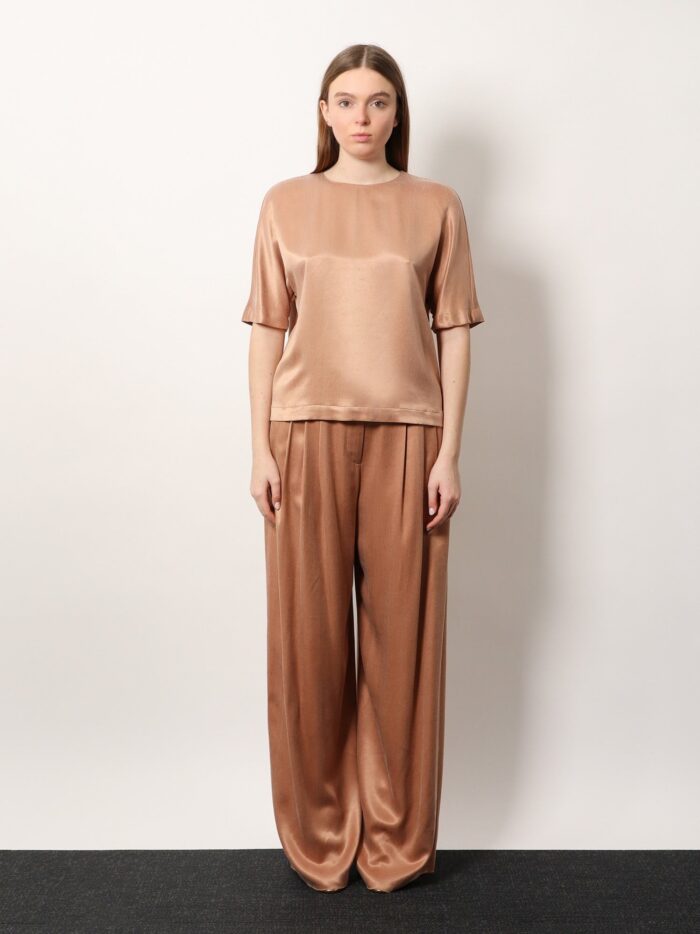 Giorgio Armani Eco-viscose And Cupro Top