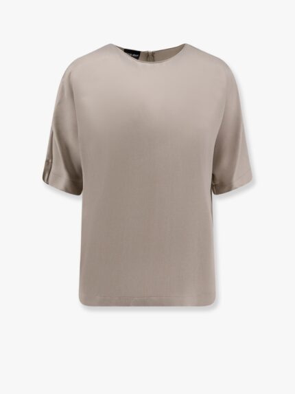 Giorgio Armani Eco-viscose And Cupro Top