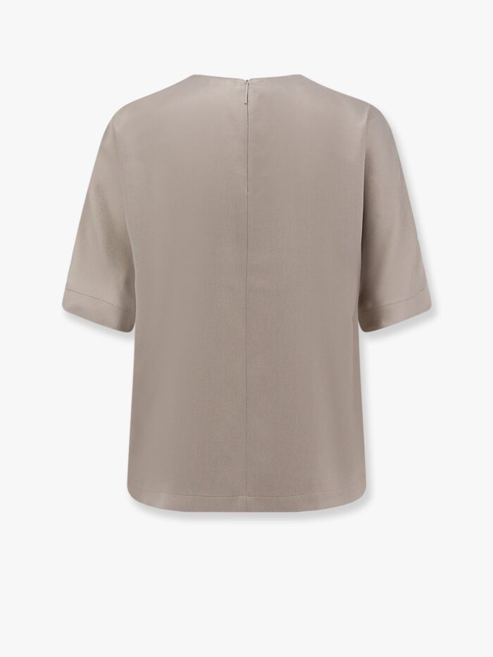 Giorgio Armani Eco-viscose And Cupro Top