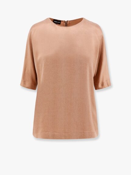 Giorgio Armani Eco-viscose And Cupro Top