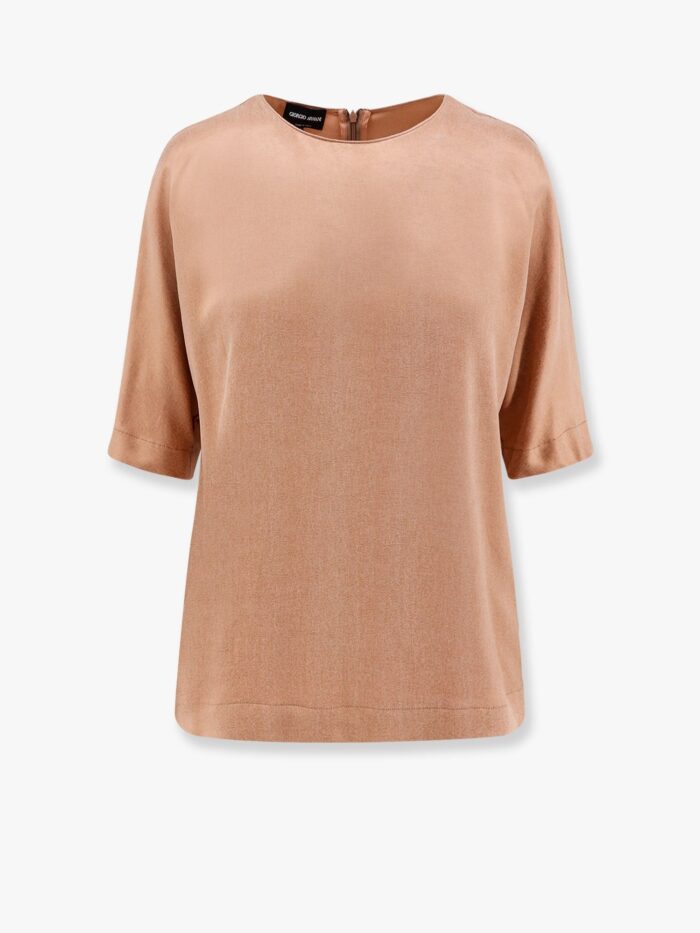 Giorgio Armani Eco-viscose And Cupro Top