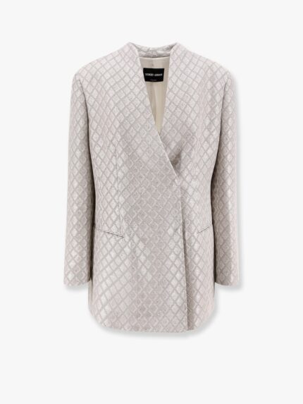 Giorgio Armani Jersey Blazer With All-over Sequins