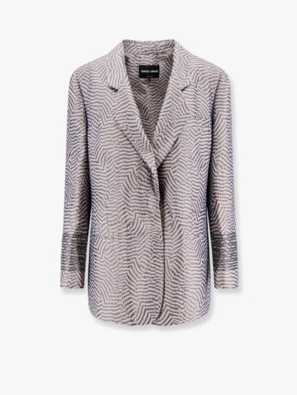Giorgio Armani Silk Blend Lined Blazer