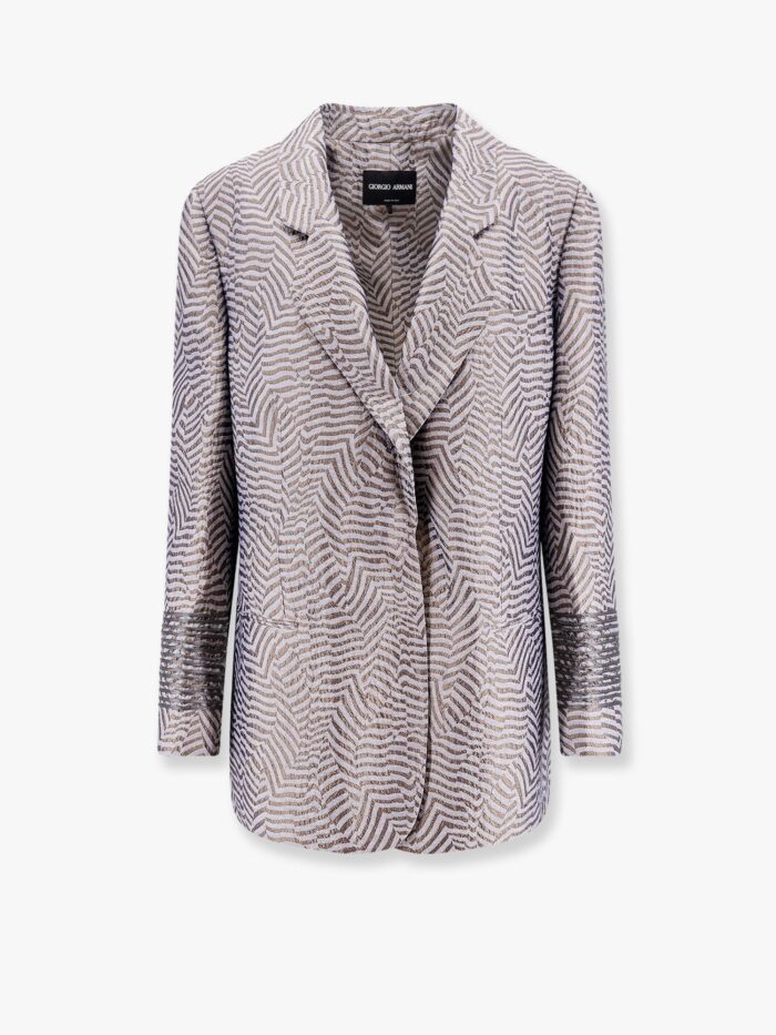 Giorgio Armani Silk Blend Lined Blazer