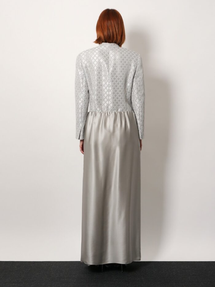 Giorgio Armani Silk Long Skirt With Deep Slit