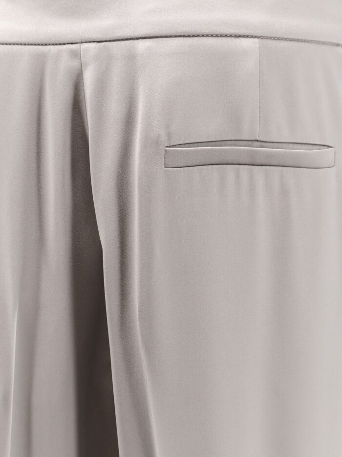 Giorgio Armani Silk Trouser With Pinces